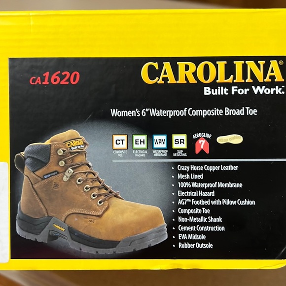 Carolina Boots waterproof composite broad toe - Picture 6 of 6